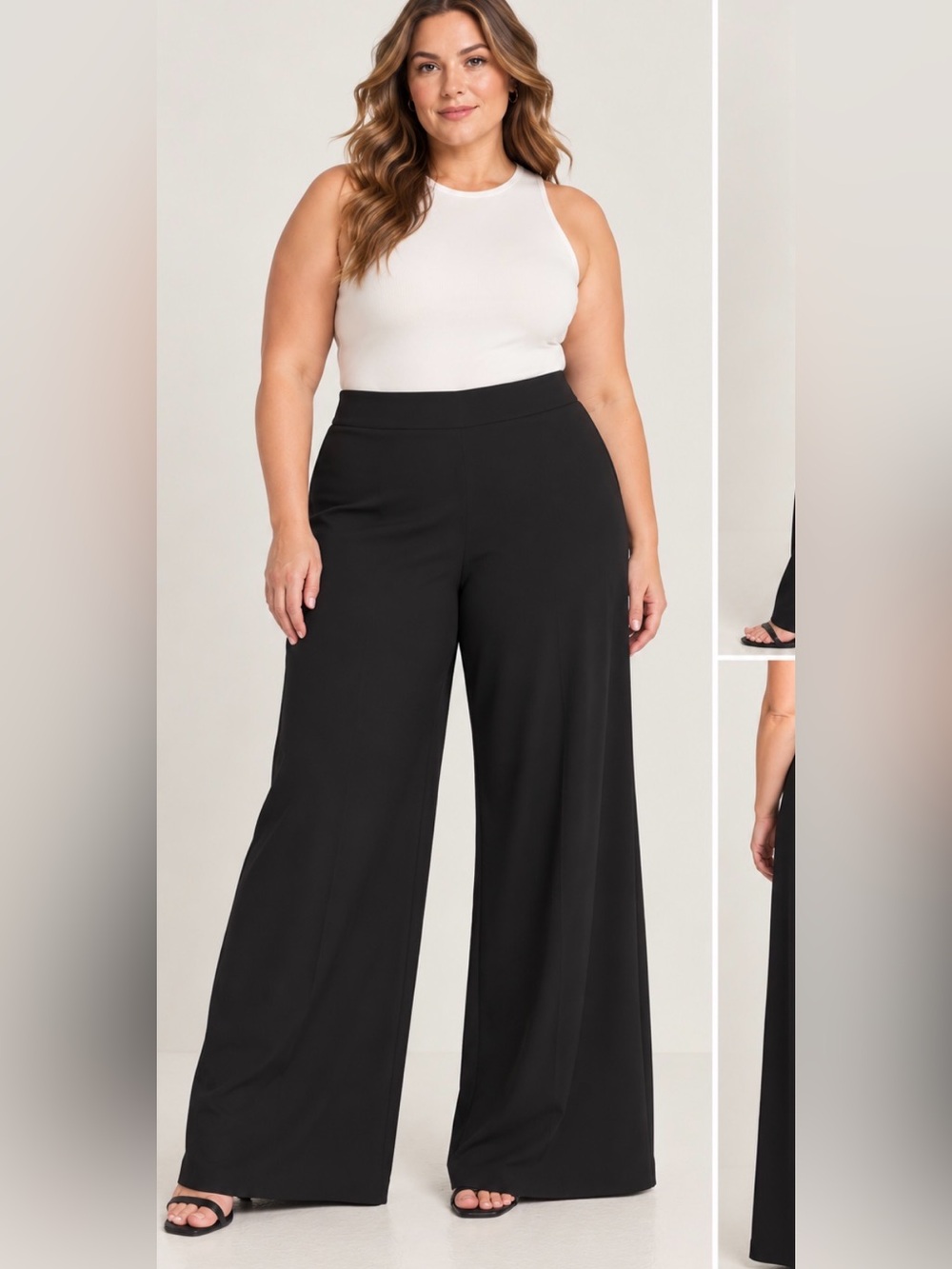 Lafayette 148 New York Silk Wide Leg Pants Size 20 NWT Quiet Luxury Workwear